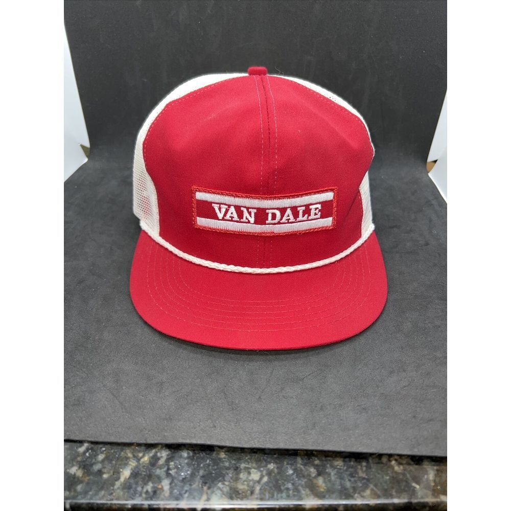 Vintage Snapback Van Dale K‎ Brand Advertising Logo Made in USA
